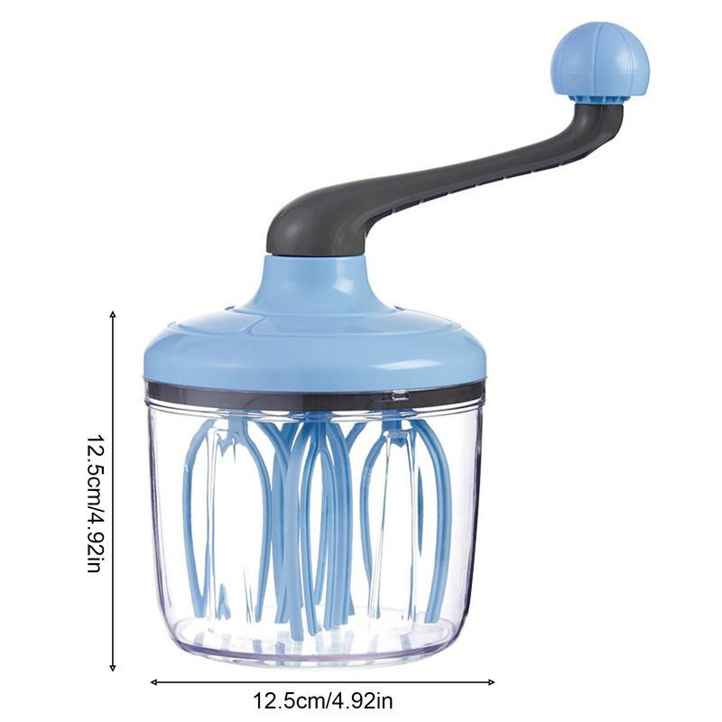 Ručný šľahač na vajcia, biely mliečny penový koláč, ručný trepač na vajcia, mini metličky, ručný mixér, ručná metlička