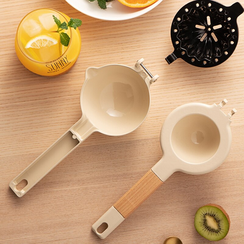 Ötvözet citromlé facsaró bükk fogantyú Nyomós facsaró Konyhai tartozékok narancsléhez Gyümölcs Zöldség