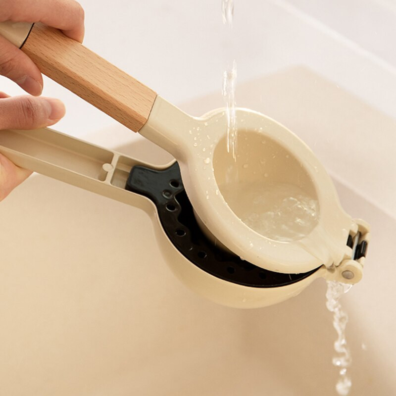 Ötvözet citromlé facsaró bükk fogantyú Nyomós facsaró Konyhai tartozékok narancsléhez Gyümölcs Zöldség