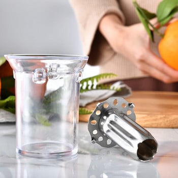 Φορητό Εγχειρίδιο Citrus Juicer Orange Lemon Fruit Squeeer Πολυλειτουργικά Αξεσουάρ Κουζίνας από ανοξείδωτο χάλυβα για Κάμπινγκ στο σπίτι