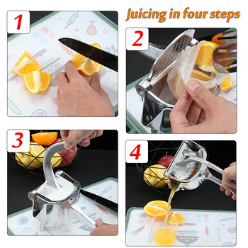 Citrus Lemon Squeezer Friut Manual Juice Pressing Blender Κράμα αλουμινίου Αποχυμωτές πορτοκαλιού λάιμ Maker Kitchen Fruit Tool Machine