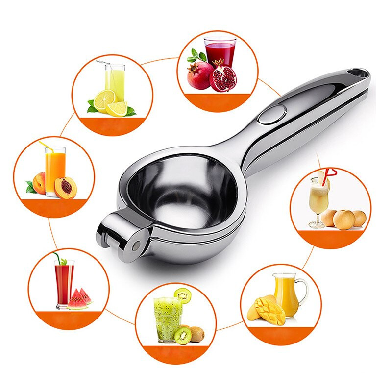 Ručný odšťavovač z nehrdzavejúcej ocele na citróny, kuchynské náradie na odšťavovač limetky, citróna a pomaranča, odšťavovač citrónov