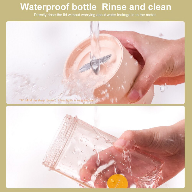 400ml elektrický odšťavovač, mixér s USB, automatický smoothie mixér, bezdrôtový mixér, odšťavovač, prenosný ručný odšťavovač, mixér s pohárom