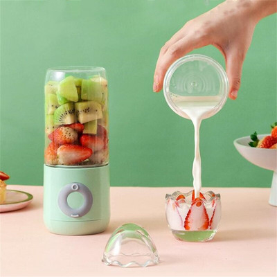Sokovnik Blender 500 ml Prijenosni Mini USB punjivi Smoothie aparat Šalica za miješanje Stroj za obradu hrane