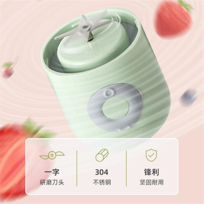 Odšťavovač, mixér 500 ml, prenosný mini USB nabíjateľný smoothie stroj, mixér, kuchynský robot