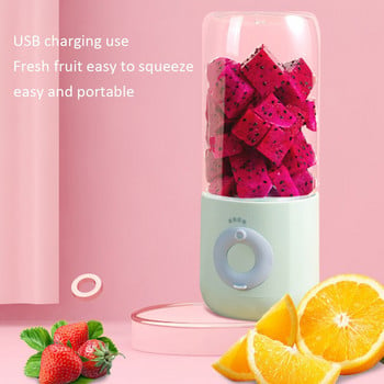 500ML електрическа сокоизстисквачка Smoothie Blender Cup Мини преносим USB блендер с шест ножа Безжични сокоизтисквачки за преса Зареждане Ръчна сокоизстисквачка