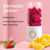 Virtuvės priedai Mini nešiojama elektrinė sulčiaspaudė Buitinė USB įkrovimo sulčių spaudimo mašina vaisių maišytuvas