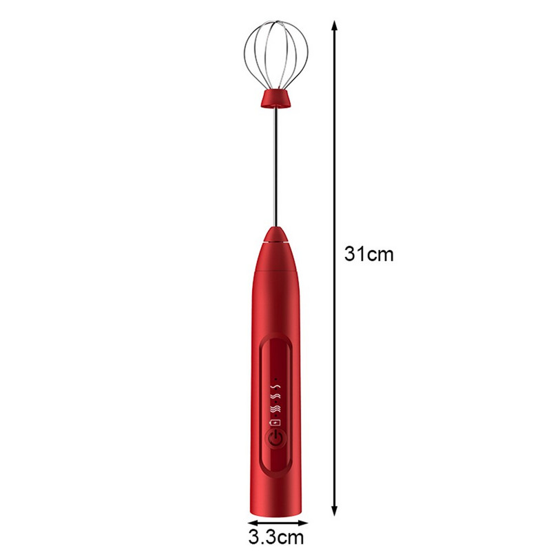 Unelte electrice Otel pentru baterea cafelei Batător de lapte Agitator manual Reglare în trei viteze cu mâner Dispozitive de uz casnic USB