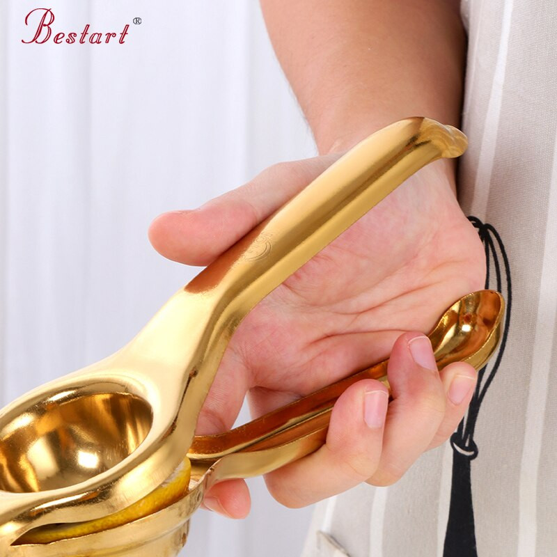 4 ks nástrojov na zeleninu a ovocie, nehrdzavejúca oceľ 304, oranžovo-zlatý odšťavovač, odšťavovač na citróny, výstružníky, kuchynské doplnky