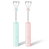 Elektrický šľahač vajec, ručný mixér, domáci mini mixér na kávu, 4-rýchlostný nastaviteľný