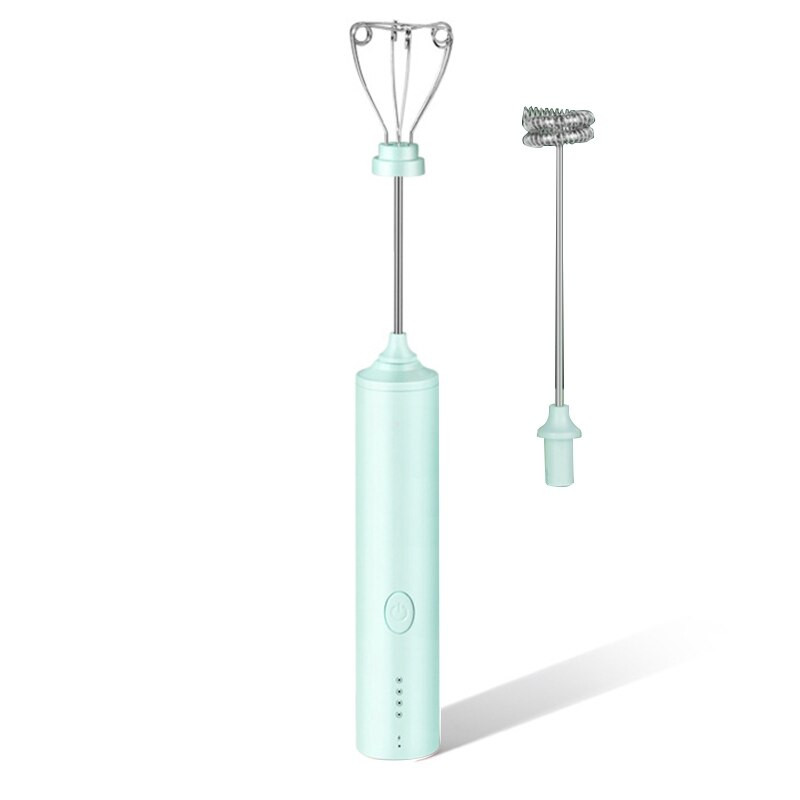 Elektrický šľahač vajec, ručný mixér, domáci mini mixér na kávu, 4-rýchlostný nastaviteľný