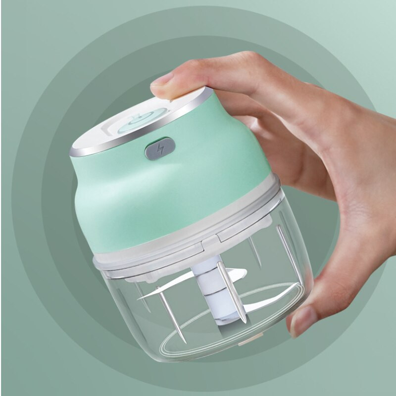 Mini elektrický drvič cesnaku, lis na potraviny, kuchynské príslušenstvo, gadget náradie, strúhadlo, domáca krájačka zeleniny