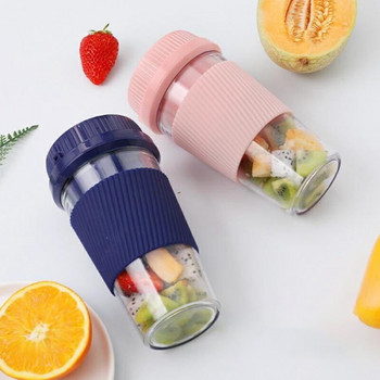 250ml Mini Electric Juicer Machine Milk Mixer Lemon Squeezer Fruits Travel Portable Smoothie Blender Portable Car Cup Juicer