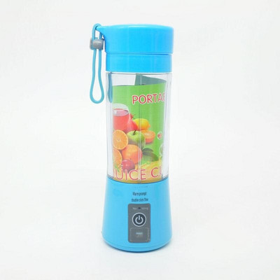 Prenosný elektrický odšťavovač s 380 ml USB, nabíjateľný mixér na džúsy, mixér na ovocie, kuchynské príslušenstvo