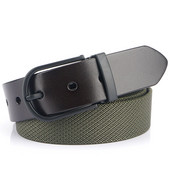 Naujo modelio vyriškas diržas su metaline sagtimi - kelių spalvų