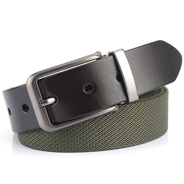 Naujo modelio vyriškas diržas su metaline sagtimi - kelių spalvų