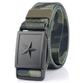 Curea pentru bărbați din material textil cu cataramă din plastic
