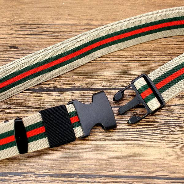 Muški platneni remen s plastičnom kopčom