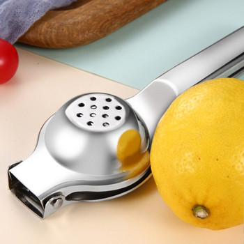 Домакинска сокоизстисквачка от неръждаема стомана, лимон, диня, ягоди, ръчна машина за изстискване на вода, 12 мрежести кухненски инструмент за плодове и зеленчуци