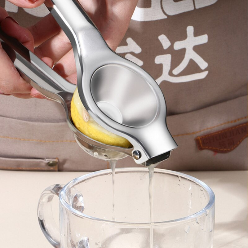 Ručný odšťavovač vody z nehrdzavejúcej ocele pre domácnosť, citrón, melón, jahody, 12 mesh, kuchynský nástroj na ovocie a zeleninu