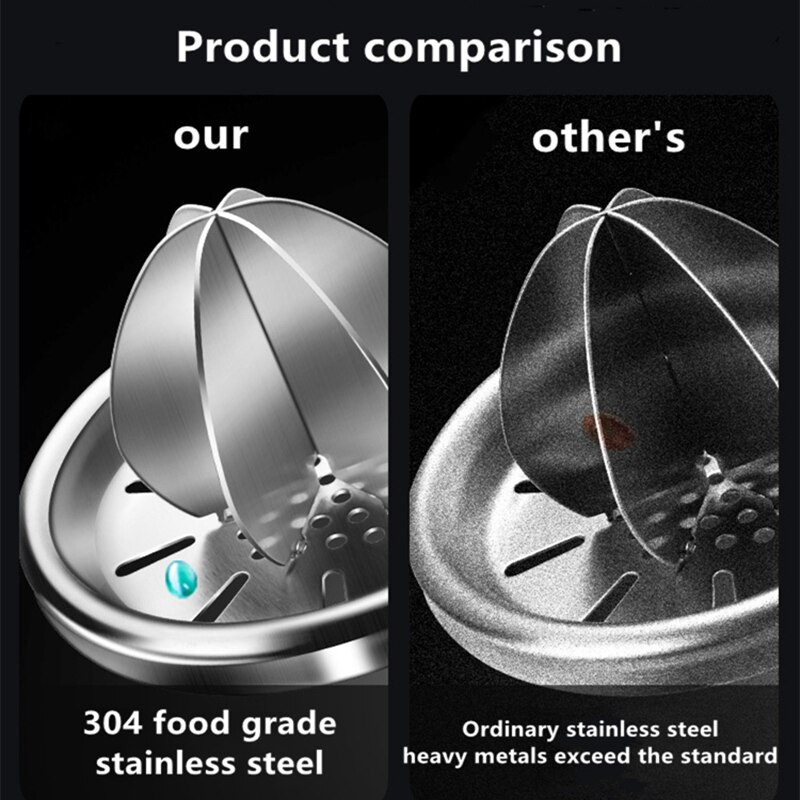 Prenosný odšťavovač z nehrdzavejúcej ocele 304, ručný odšťavovač na citróny a pomaranče, kuchynské príslušenstvo, ovocné nástroje, ručne lisovaný odšťavovač na citrusy
