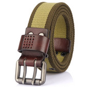 Cureaua model nou pentru barbati din material textil cu catarama metalica