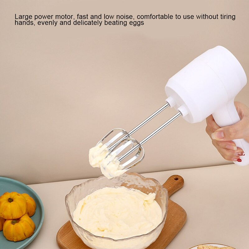 Nabíjateľný USB mixér, elektrický mixér na vajcia, domáci mixér na pečenie a torty, šľahač na smotanu, automatický mixér na vajcia