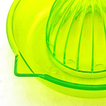 Πλαστικός αποχυμωτής εσπεριδοειδών, Χειροκίνητος αποχυμωτής λεμονιού Απλός αποχυμωτής πορτοκαλιού με λαβή και στόμιο χυσίματος, πράσινο