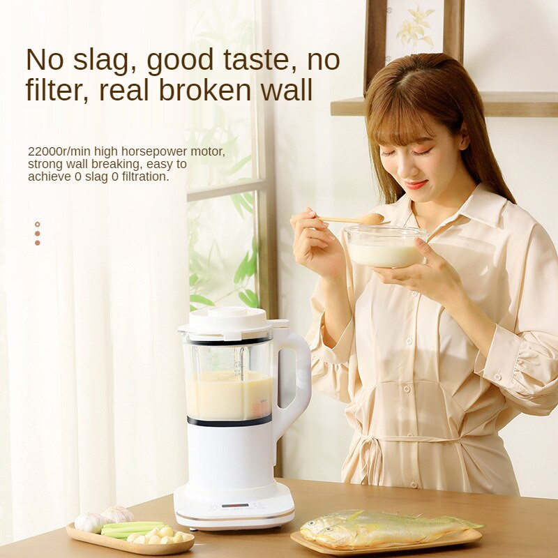 Multifunkčný automatický odšťavovač na sójové mlieko bez filtra, inteligentný ohrievač, stroj na výrobu potravinových doplnkov 0672
