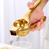 Rozsdamentes acél gyümölcslé-csipesz citromfacsaró narancssárga gyümölcsfacsavaró többfunkciós konyhai eszközök narancsfacsavaró fogantyú