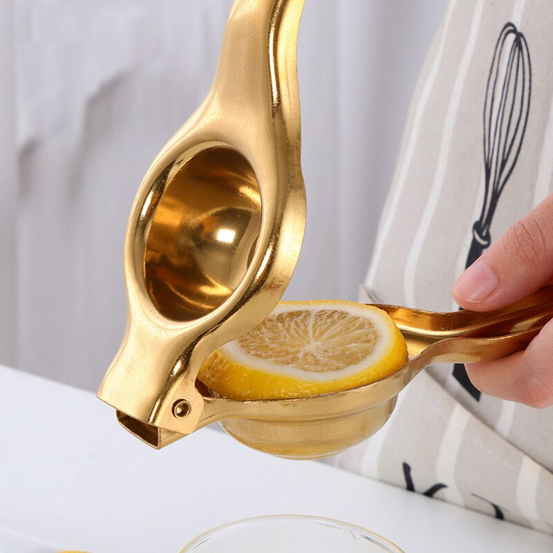 Rozsdamentes acél gyümölcslé-csipesz citromfacsaró narancssárga gyümölcsfacsavaró többfunkciós konyhai eszközök narancsfacsavaró fogantyú