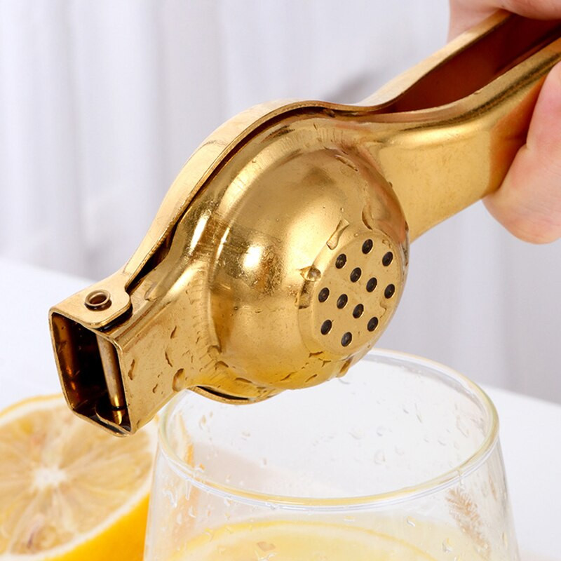 Rozsdamentes acél gyümölcslé-csipesz citromfacsaró narancssárga gyümölcsfacsavaró többfunkciós konyhai eszközök narancsfacsavaró fogantyú