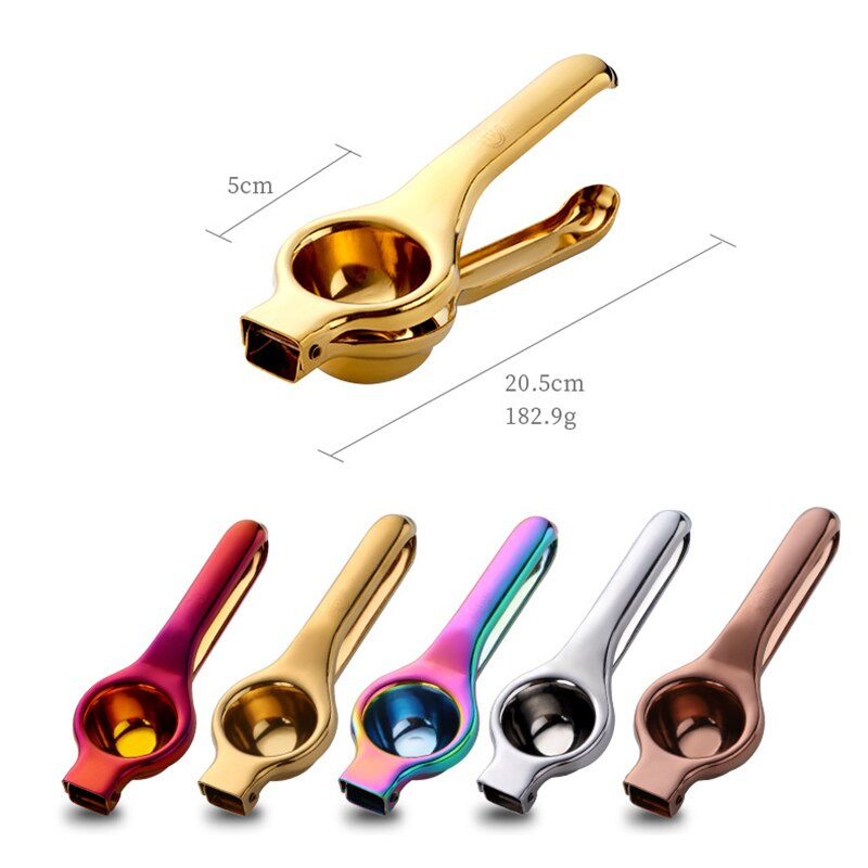 Rozsdamentes acél gyümölcslé-csipesz citromfacsaró narancssárga gyümölcsfacsavaró többfunkciós konyhai eszközök narancsfacsavaró fogantyú