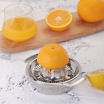 Щипка за лимон от неръждаема стомана 304, ръчна изстисквачка за портокал, бебешки плодове, изстисквачка за лимонов сок, портокал, кухненска посуда, сервиз за хранене