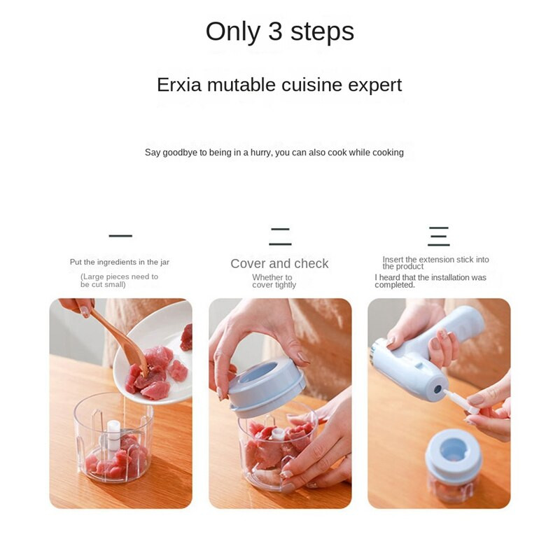 Elektrický napeňovač mlieka, sekáčik na cesnak, mačkadlo, metlička, šľahač na vajcia, mixér, kuchynský ručný automatický napeňovač