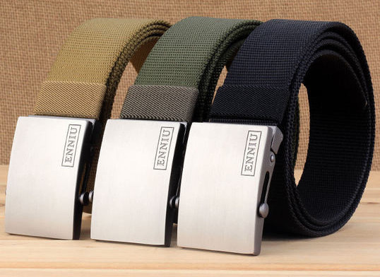 Curea textila pentru barbati cu inchizatoare metalica, mai multe culori
