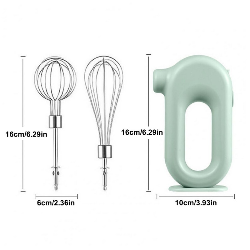 Bezdrôtový ručný nabíjací šľahač na vajcia na pečenie, ekologický vysokorýchlostný ručný mixér pre prenosné kuchynské náradie