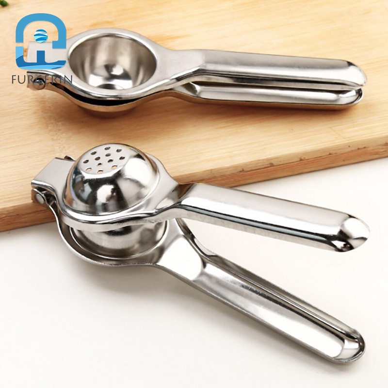 FURGERIN Ručný odšťavovač citrónov, kuchynské príslušenstvo, nehrdzavejúci mini odšťavovač limetky z nehrdzavejúcej ocele, kuchynský gadget 2019