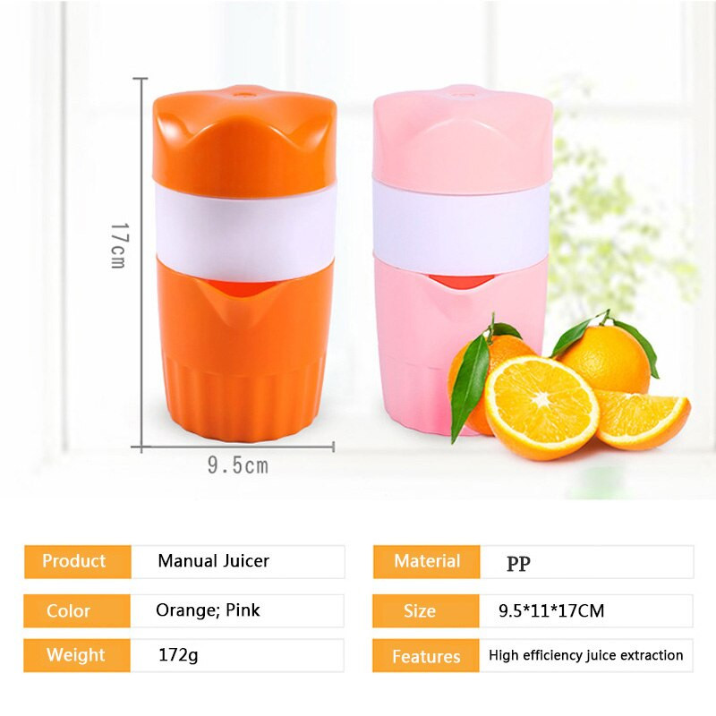 Prenosný ručný odšťavovač na citrusy na pomaranče a citróny, zdravý životný štýl, pitná voda, vonkajší mini odšťavovač, kuchynský nástroj na ovocie
