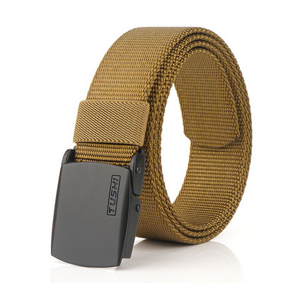 3,5 cm széles textil öv fém csattal