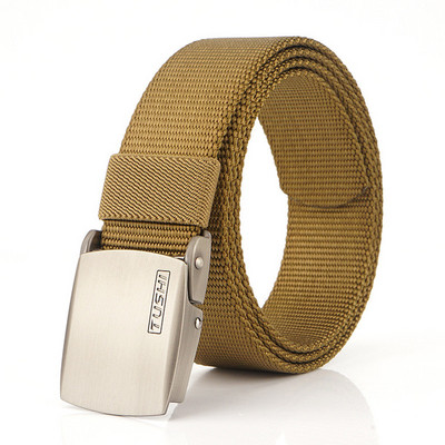 3,5 cm széles textil öv fém csattal