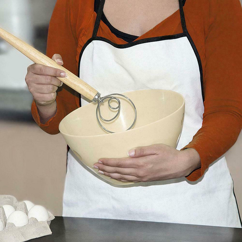 Metalinis plaktuvas blynelių maišytuvas Greitas maišytuvas miltų šluotelė ritė virtuvė Mieli dalykėliai moterims Linksma kalėdinė dovana 5 vyriška dovana