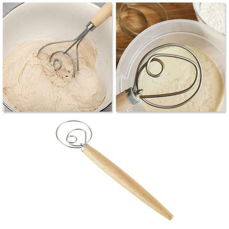 Metalinis plaktuvas blynelių maišytuvas Greitas maišytuvas miltų šluotelė ritė virtuvė Mieli dalykėliai moterims Linksma kalėdinė dovana 5 vyriška dovana