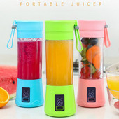 Prijenosni mikser USB električni sokovnik za voće Ručni aparat za smoothie blender miješalica Punjivi mini procesor hrane Šalica za sok