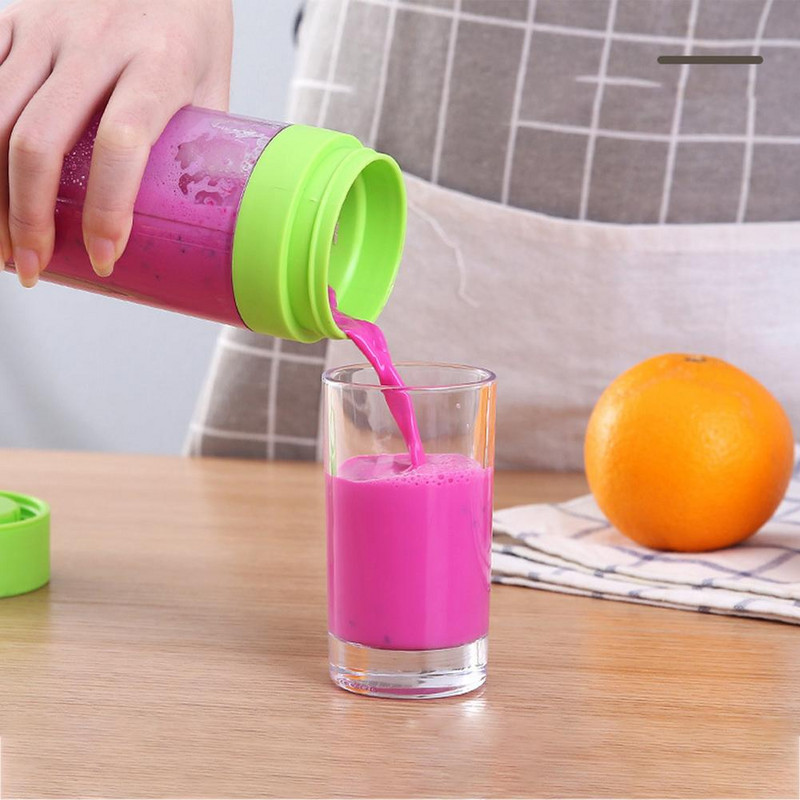 Nešiojamas maišytuvas USB elektrinė vaisių sulčiaspaudė rankinė kokteilių gaminimo mašina maišytuvas maišomas įkraunamas mini virtuvės kombainas sulčių puodelis