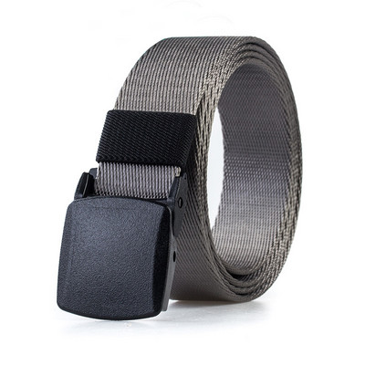 Curea textila pentru barbati cu o latime de 3,2 cm si curea metalica