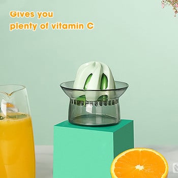 Εγχειρίδιο Citrus Squeezer Lemon Orange Juicer Hand Squeeer Rotation Press for Lemons Orange Grapefruit Compact Kitchen Tool