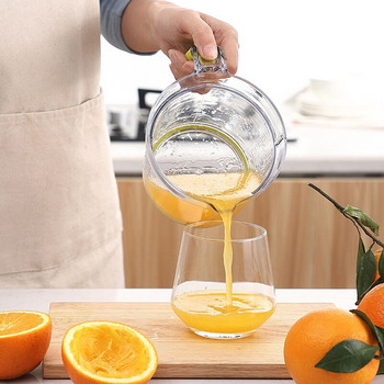 Ръчна преносима сокоизстисквачка за цитрусови плодове Пластмасова изстисквачка за портокал и лимон Кухненски аксесоари Инструмент за плодове Сокоизстисквачка Машина Кухненски инструменти