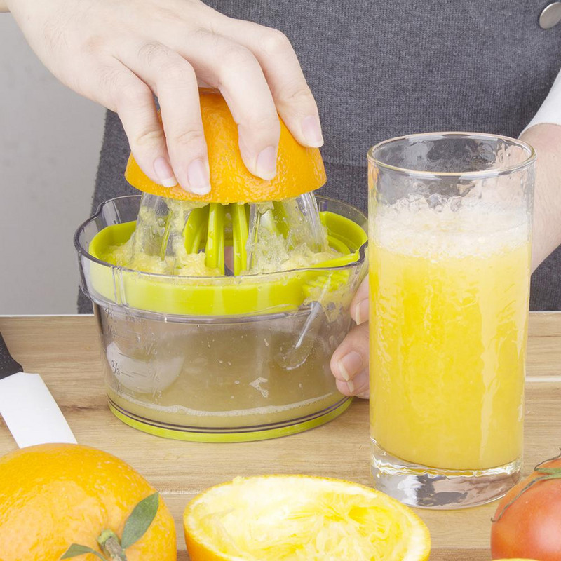 Mini manuálny odšťavovač pomarančov, prenosný odšťavovač, mixér, odšťavovač citrónov, plastový multifunkčný odšťavovač ovocia, kuchynské príslušenstvo