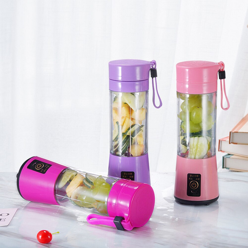400ml prenosný USB nabíjateľný elektrický odšťavovač, mixér, smoothie odšťavovač, krájač ovocia a zeleniny, kuchynské príslušenstvo